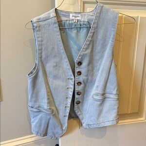 Anniewear Light Blue Denim Vest